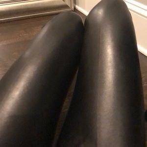 Faux Leather leggings PINK Victoria’s secret